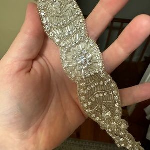 Hand Beaded Bridal Belt